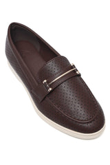 RAYLON MODERN BAR LOAFER-COFFEE