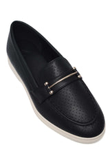 RAYLON MODERN BAR LOAFER-BLACK