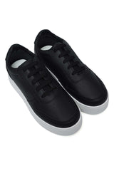 PLATFORM SNEAKERS-BLACK