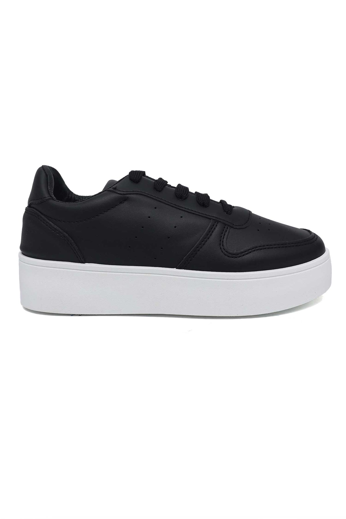 PLATFORM SNEAKERS-BLACK