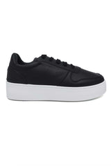 PLATFORM SNEAKERS-BLACK