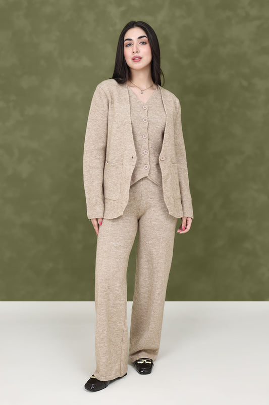 MELLOW EVERYDAY CO-ORD SET-BEIGE