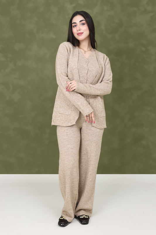 MELLOW EVERYDAY CO-ORD SET-BEIGE