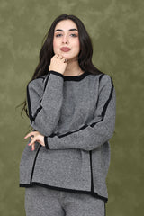 VERSALAYER CASUAL CO-ORD SET-BLACK