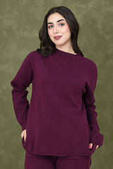 SOFT SHADOW CO-ORD SET-PURPLE