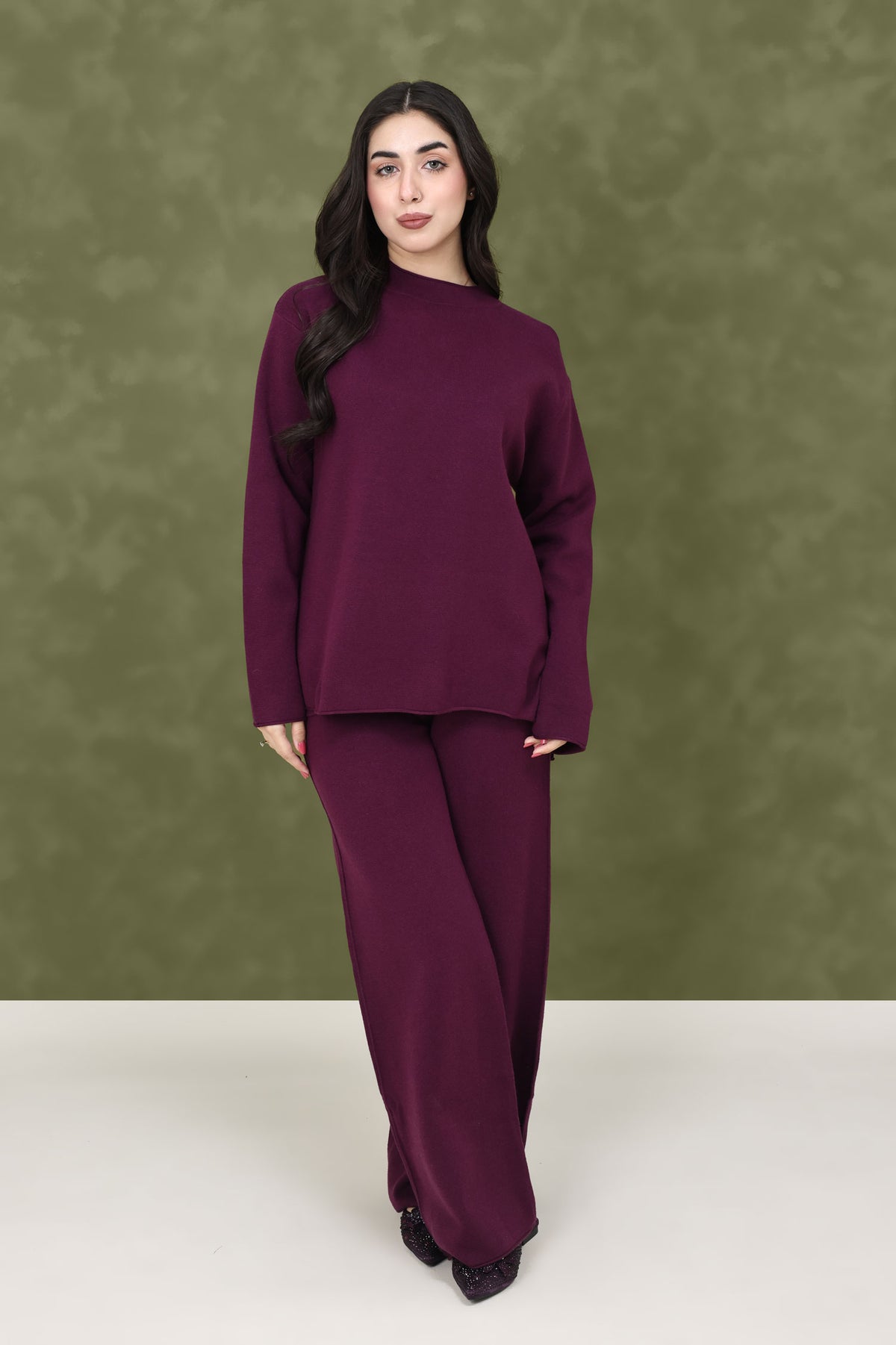 SOFT SHADOW CO-ORD SET-PURPLE