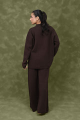 SOFT SHADOW CO-ORD SET-COFFEE