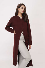 WOOLEN SWEATER-MAROON