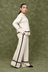 STYLE-DRIVEN KNIT CO-ORD SET-BEIGE