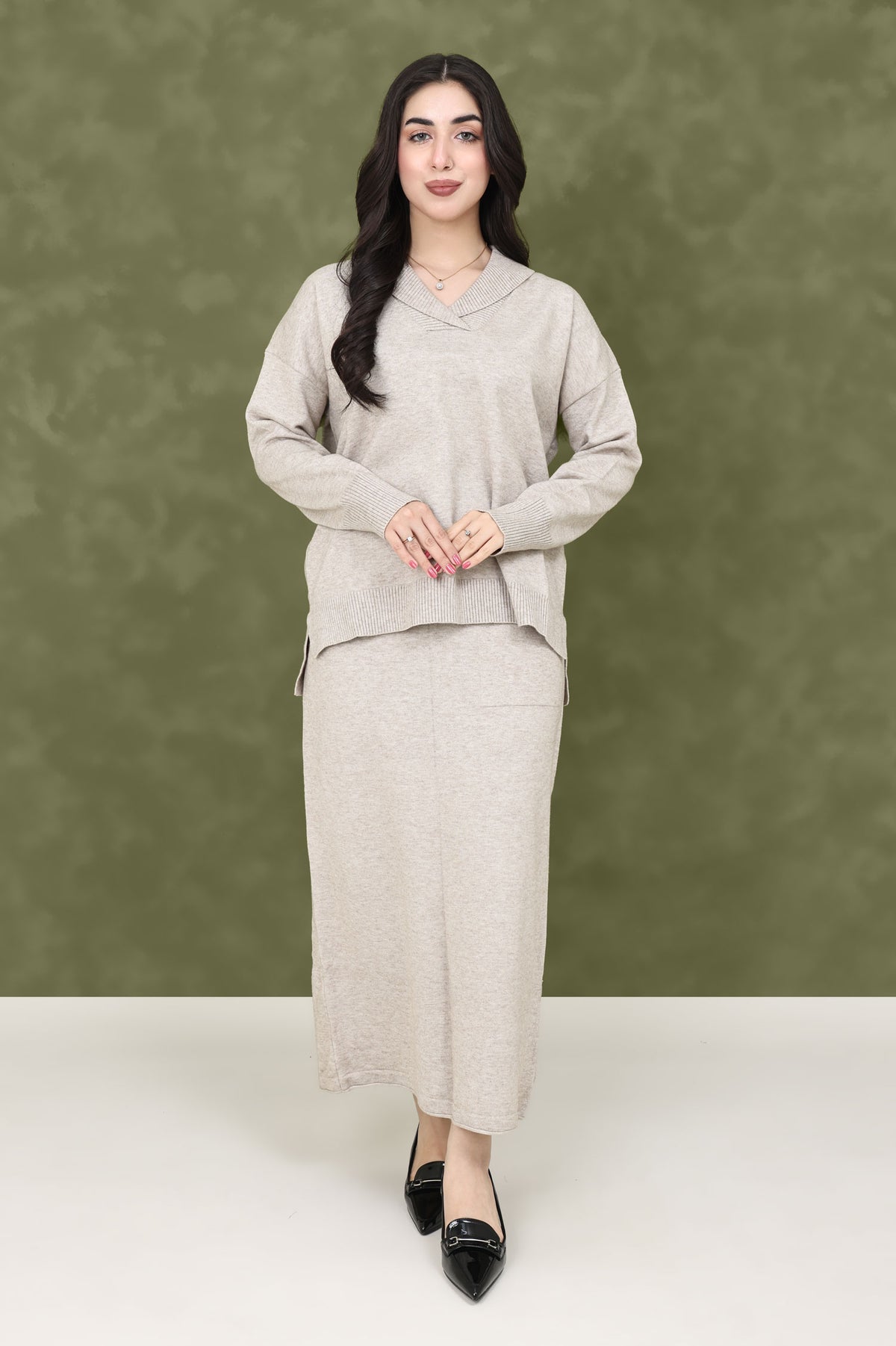 SOFT HEAVEN CO-ORD SET-BEIGE