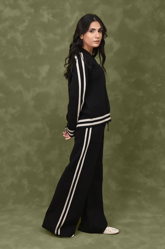 IDEAL LOUNGEWEAR CO-ORD SET-BLACK