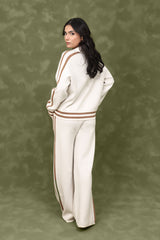 IDEAL LOUNGEWEAR CO-ORD SET-WHITE