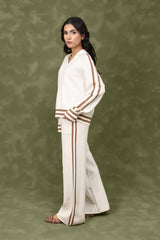 IDEAL LOUNGEWEAR CO-ORD SET-WHITE
