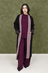 ORNATE EASE SWEATER-BLACK