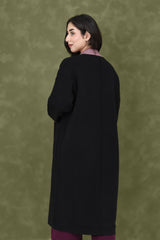 ORNATE EASE SWEATER-BLACK