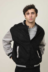 CAMPUS STANCE JACKET-BLACK