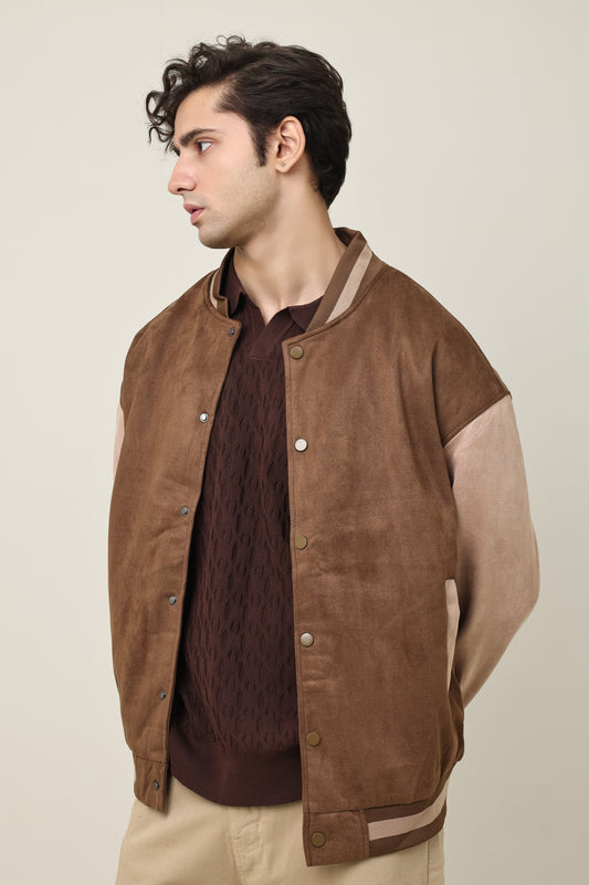 CAMPUS STANCE JACKET-COFFEE