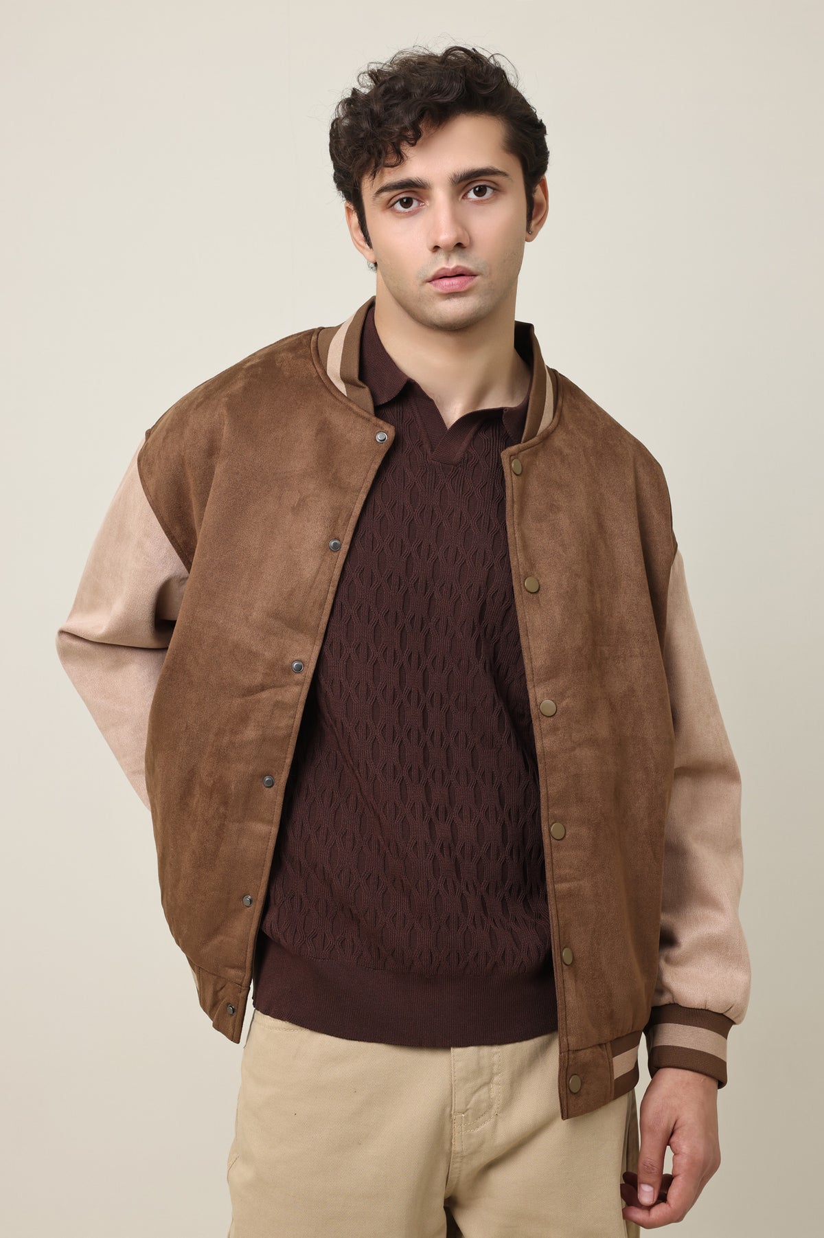CAMPUS STANCE JACKET-COFFEE