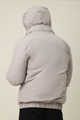 ALPINE BLOCK PUFFER JACKET-BEIGE/BLACK