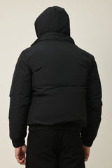 ALPINE BLOCK PUFFER JACKET-BLACK/GREEN