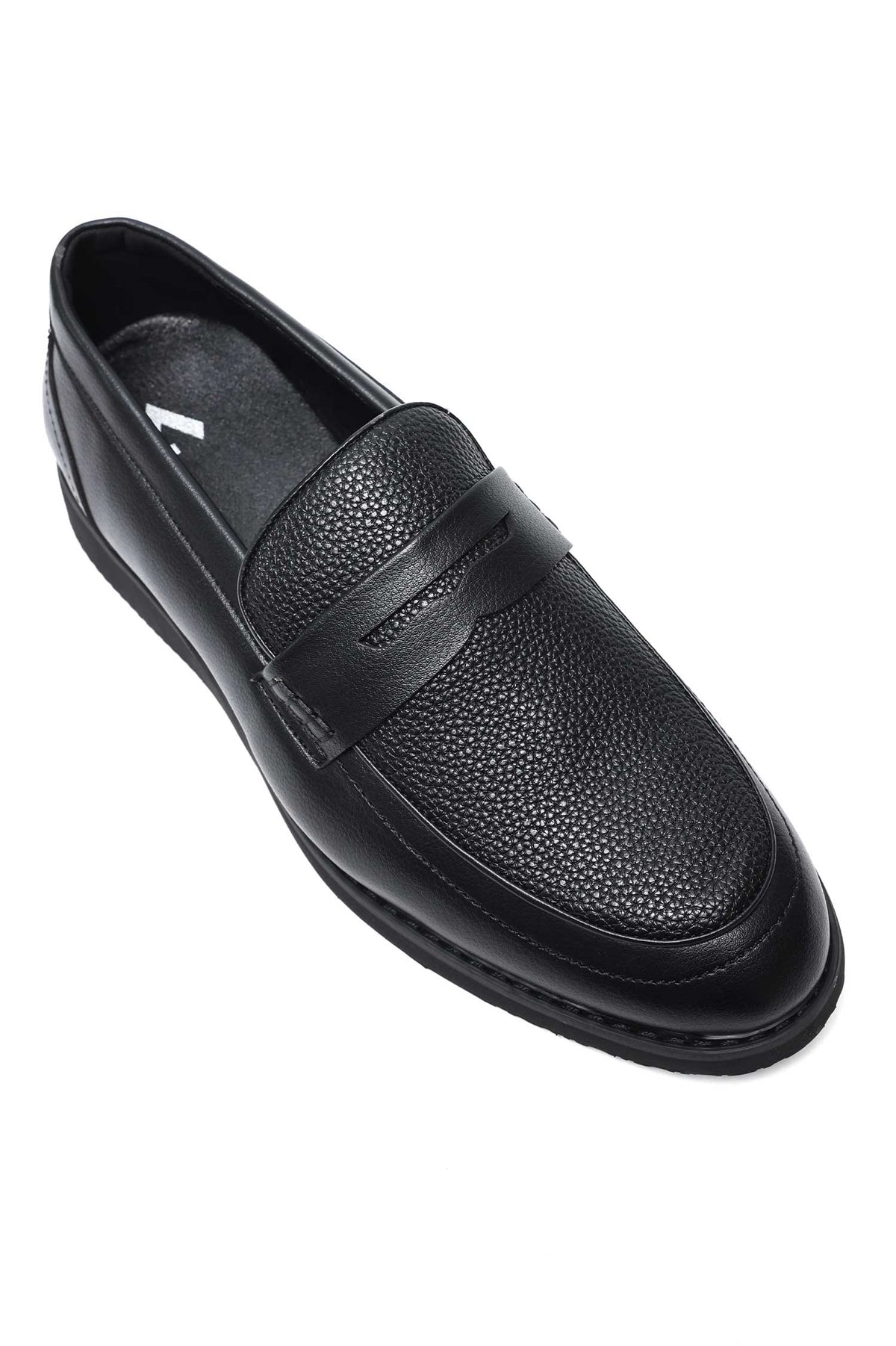ROYAL MOC TOE LOAFERS-BLK