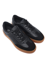 URBAN STYLE LACE-UP SNEAKER-BLACK