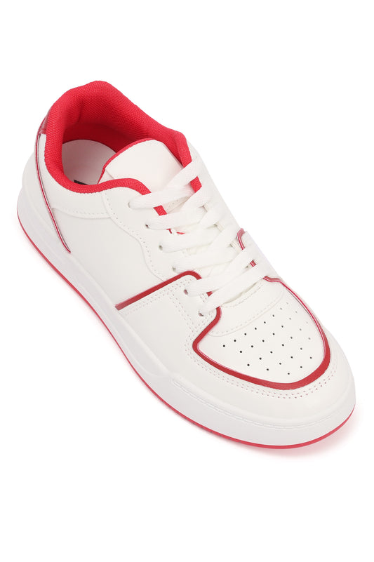 SNEAKERS-WHT/RED