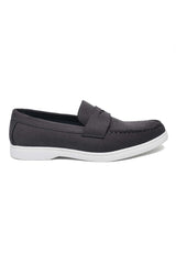 CLASSIC SUEDE PENNY LOAFERS-GREY