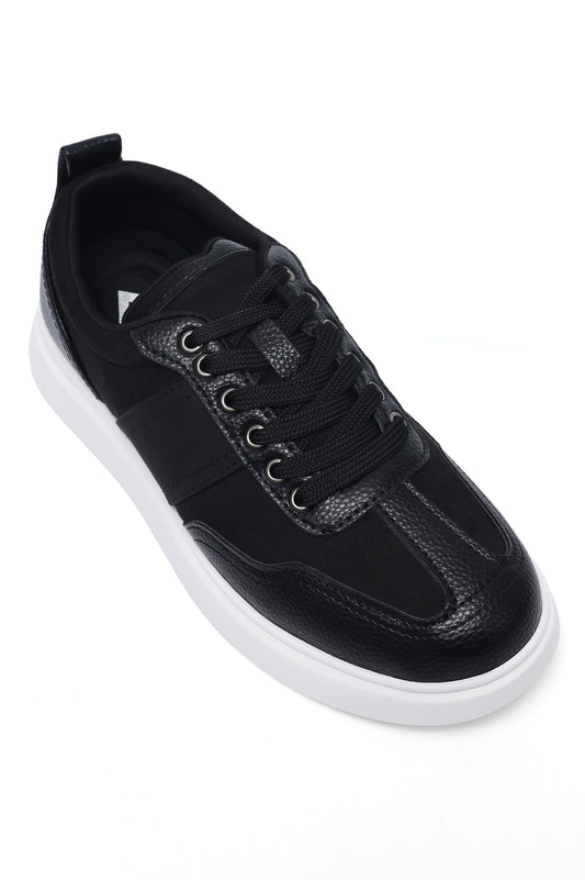 NOVA LACE SNEAKER-BLACK