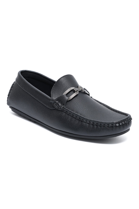 AMALFI CHAIN LINK DRIVING MOCCASIN-BLACK
