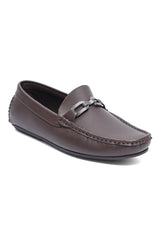 AMALFI CHAIN LINK DRIVING MOCCASIN-COFFEE