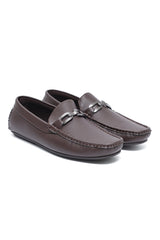 AMALFI CHAIN LINK DRIVING MOCCASIN-COFFEE
