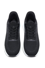 AEROKNIT SPECKLE RUNNER-BLACK/GREY