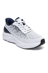 AEROKNIT SPECKLE RUNNER-WHITE/NAVY