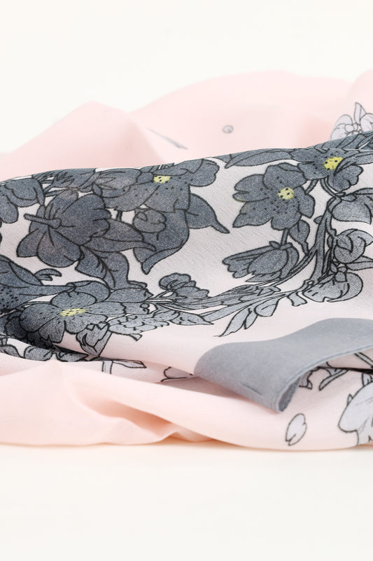 SPRING SPLENDOR SCARF-PINK