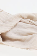 ARTISAN'S WEAVE SCARF-BEIGE