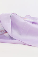 GARDEN GALA SCARF-PURPLE