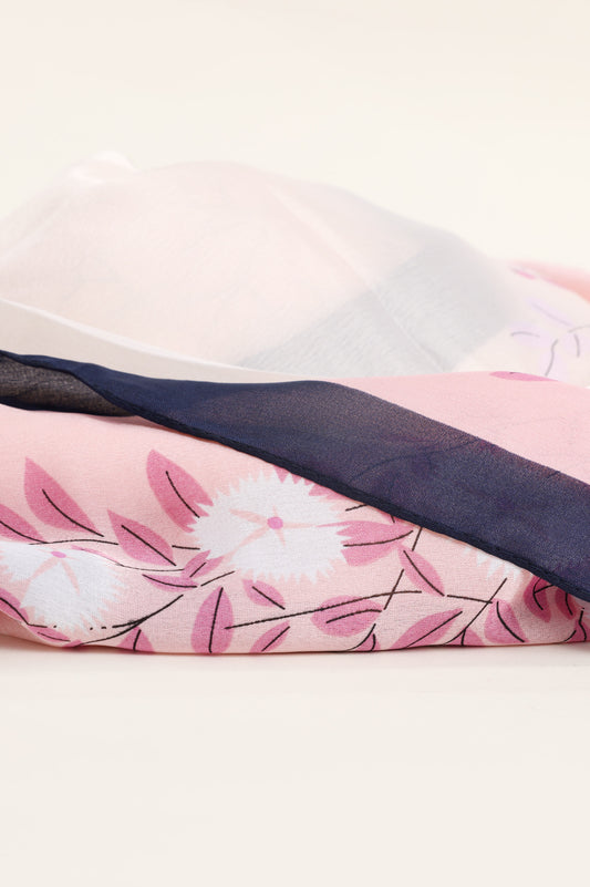 SPRING SPLENDOR SCARF-PINK