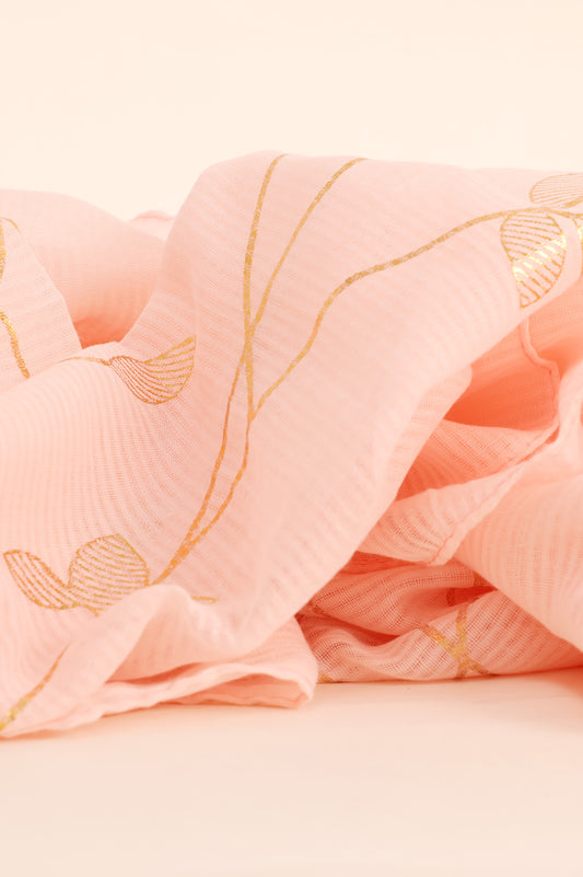 MEADOW'S TOUCH SCARF-PINK