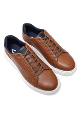 STREET LACE SNEAKERS-BRWN