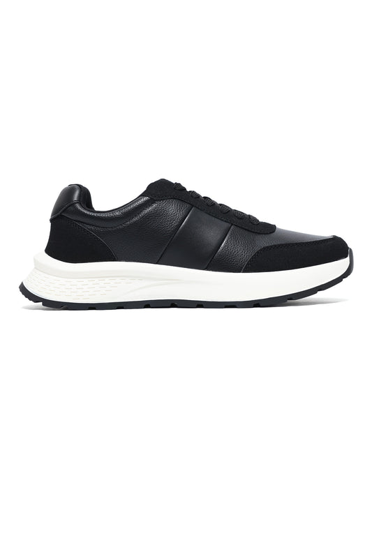 LAYERED RUNNER SNEAKER-BLACK