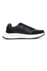 LAYERED RUNNER SNEAKER-BLACK