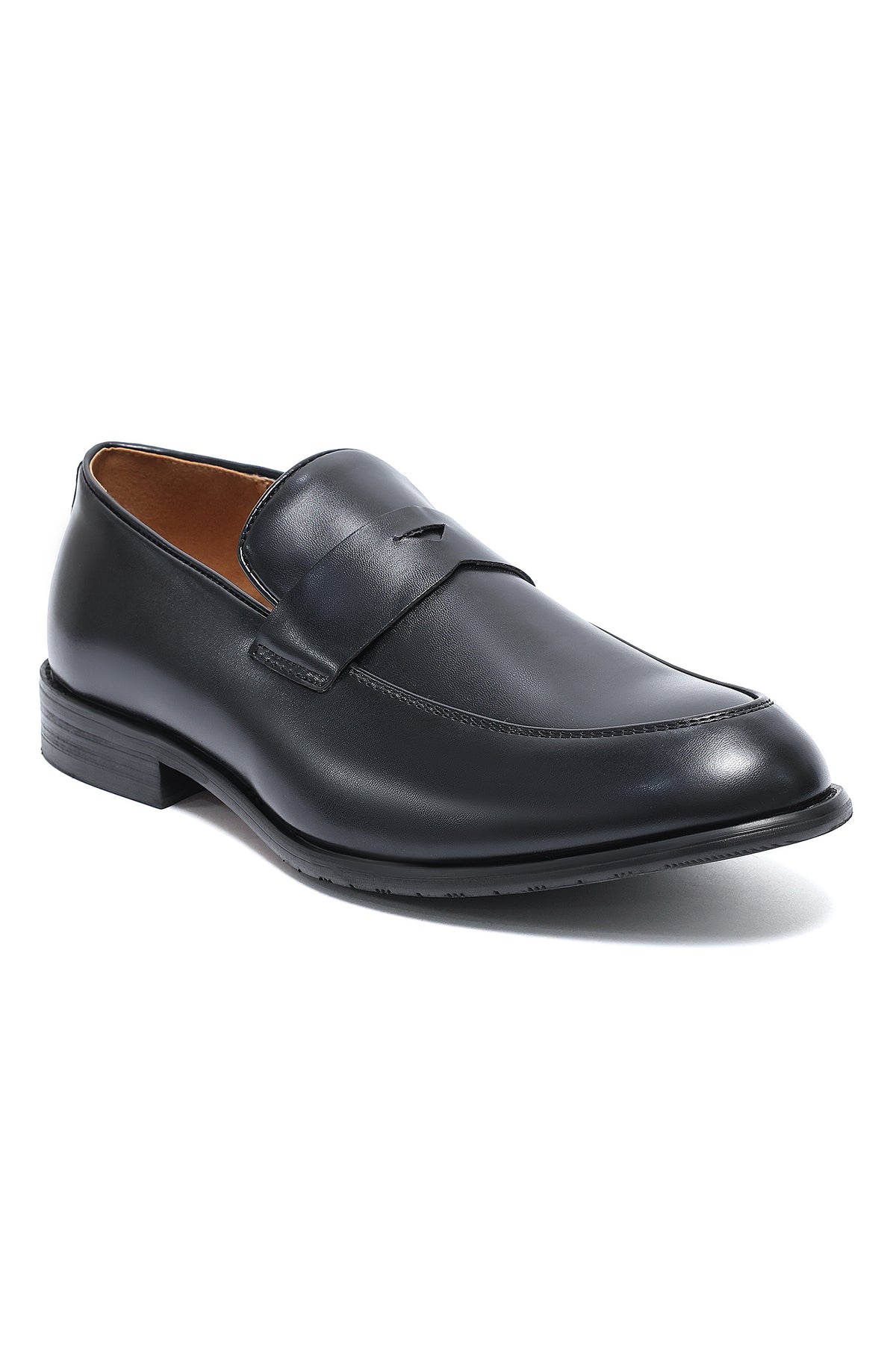 PENNY STRAP DRESS LOAFER-BLACK