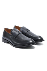 PENNY STRAP DRESS LOAFER-BLACK