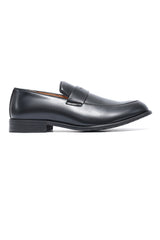 PENNY STRAP DRESS LOAFER-BLACK