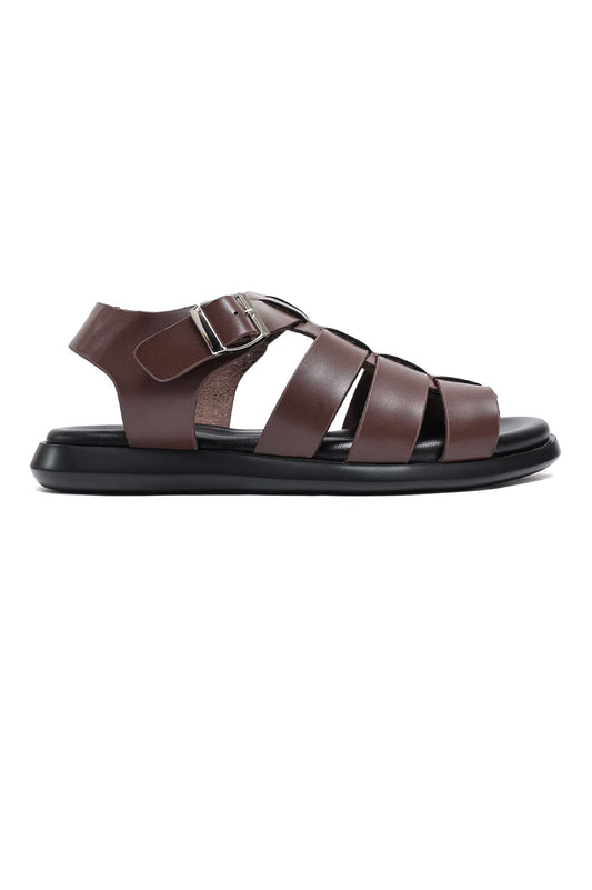 CLASSIC GLADIATOR SANDALS-WINE