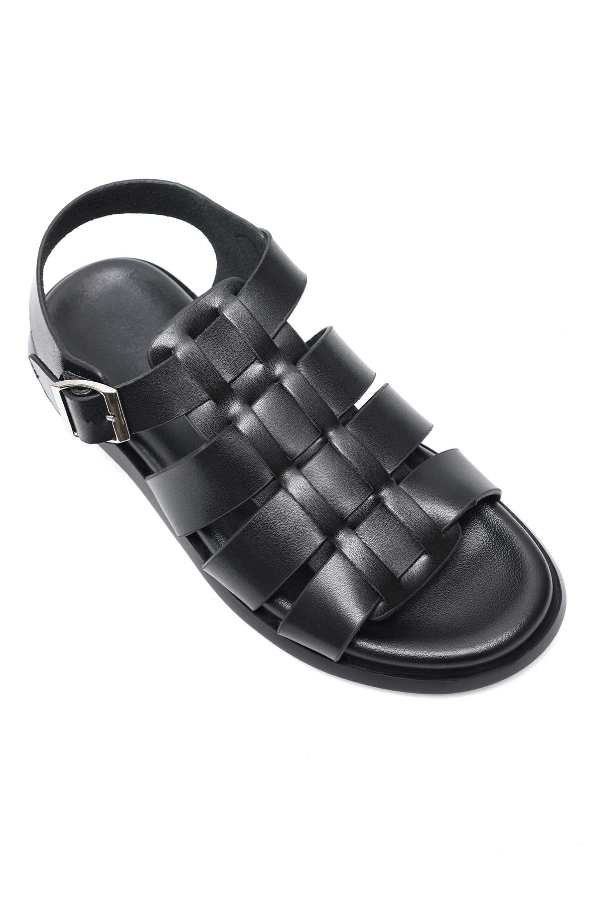 CLASSIC GLADIATOR SANDALS-BLACK