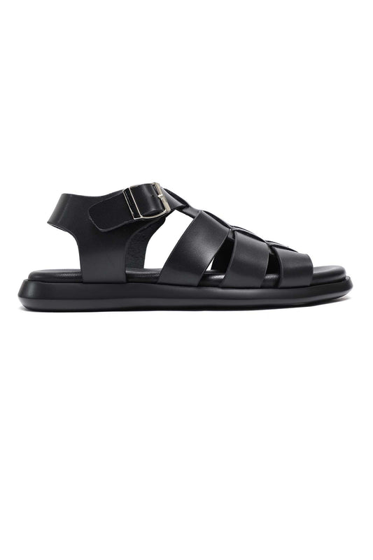 CLASSIC GLADIATOR SANDALS-BLACK