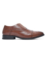 WINGTIP CAP-TOE OXFORD-BROWN