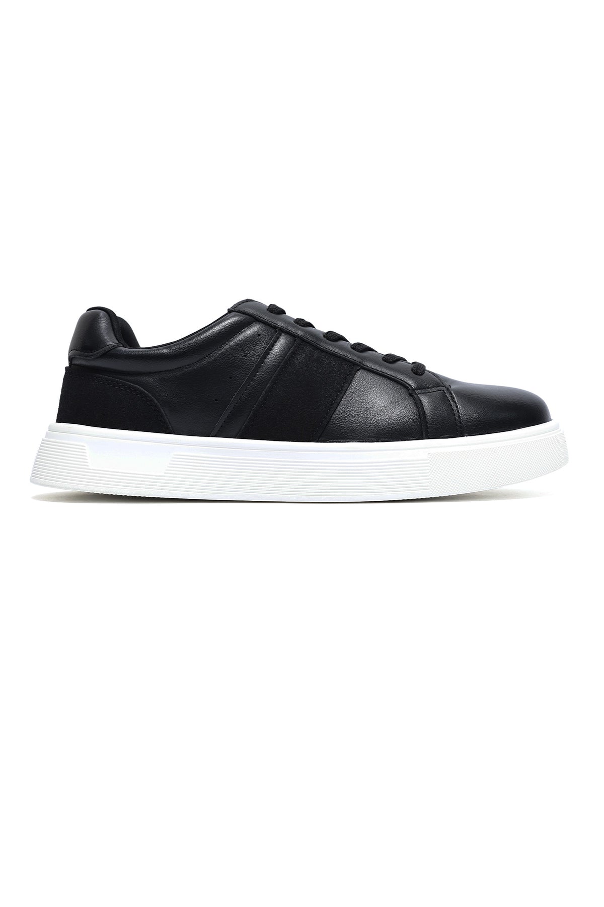 Men’s Low-Top Casual Sneakers-BLACK